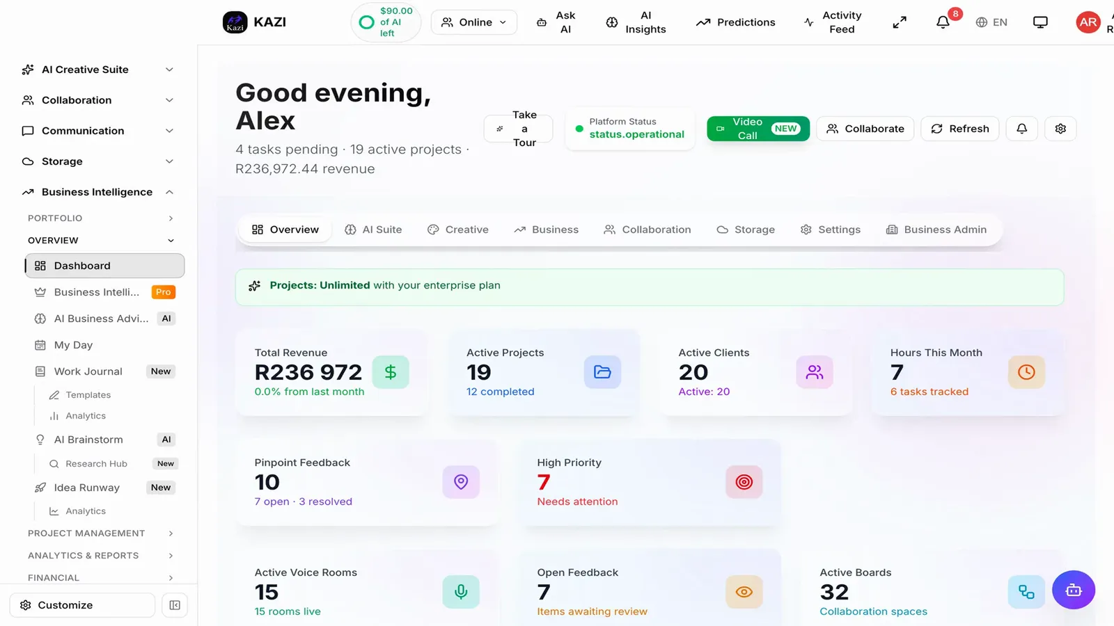 KAZI in 49 seconds, narrated product demo